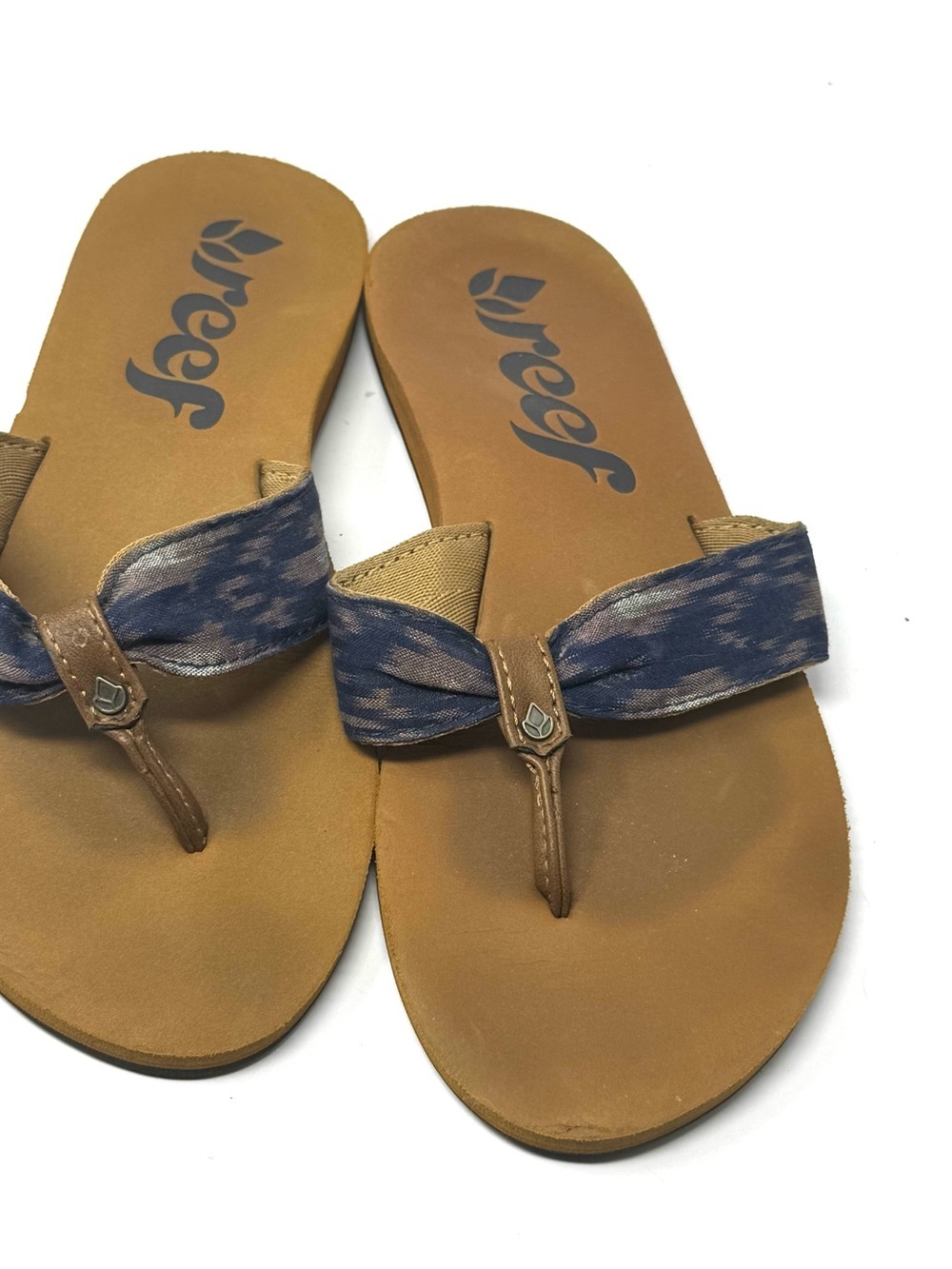 Reef We Heart Scrunch Flip Flop Sandals Women Size 7